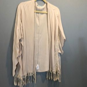 Beige cover up/shawl